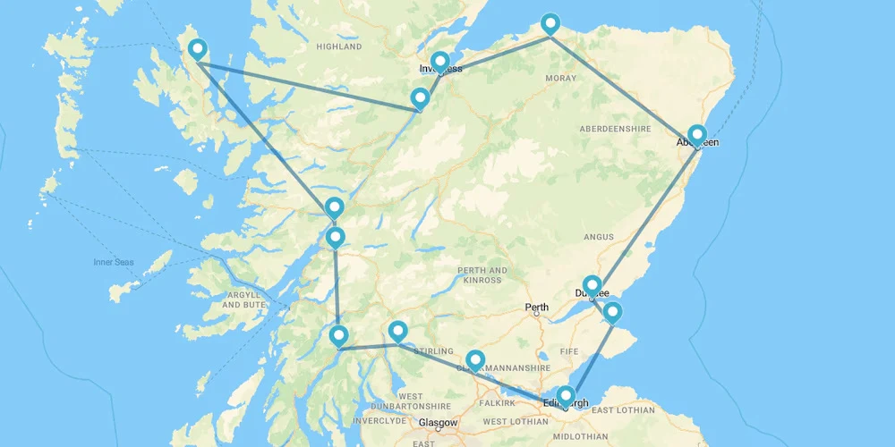 itinerario escocia